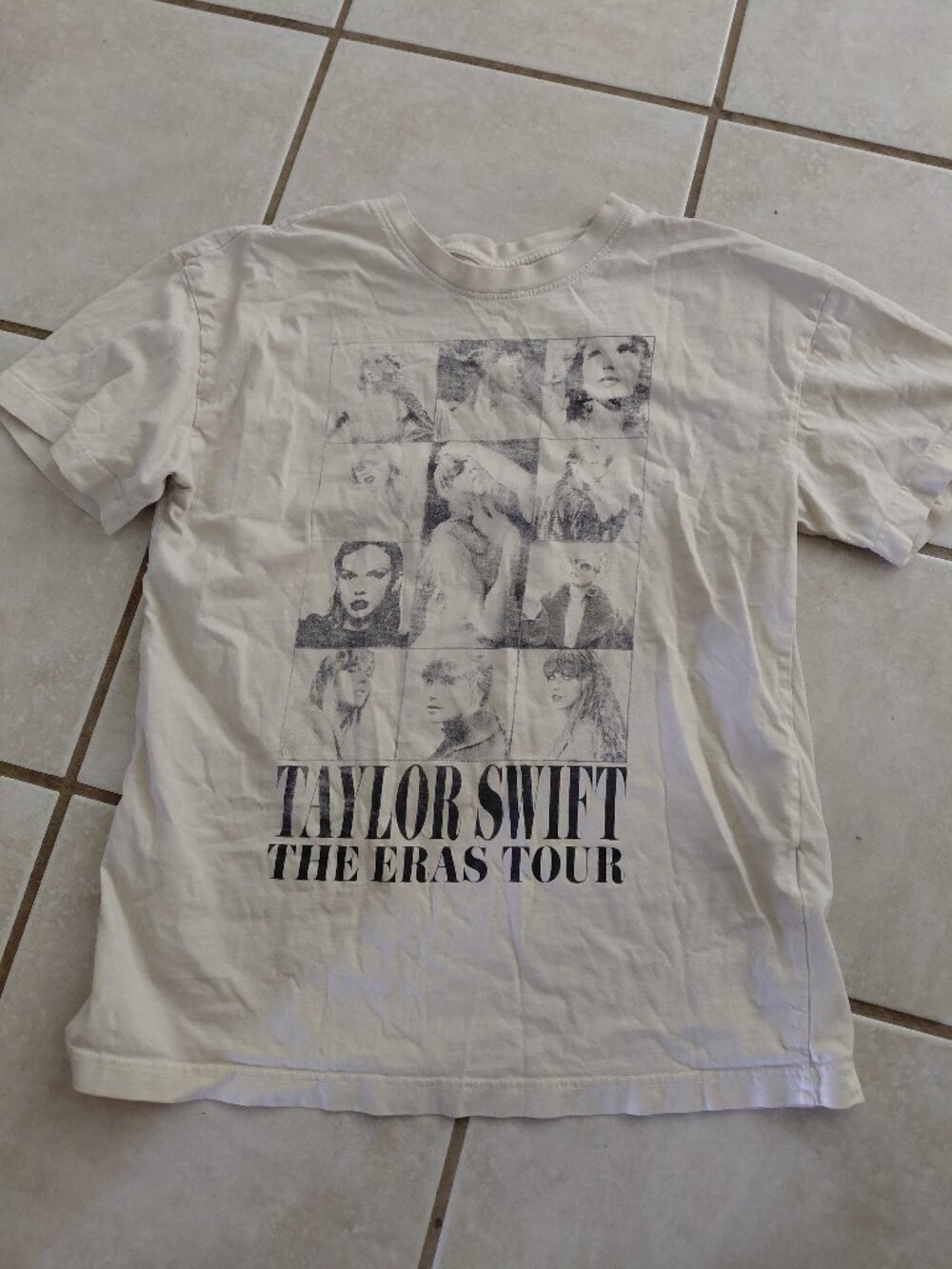 Taylor Swift Eras Tour Souvenir Merchandise Shirt Large Faded